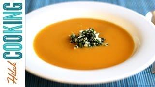 How to Make Butternut Squash Soup  Hilah Cooking [upl. by Bobine]