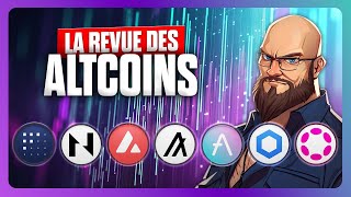 👀📊 FET CKB AVAX ALGO AAVE LINK DOT  la revue des ALTCOINS  💎 [upl. by Lucchesi]