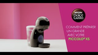 Préparer un GRANDE avec votre PICCOLO® XS  NESCAFÉ® DOLCE GUSTO® by KRUPS® [upl. by Daub601]