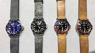 Davosa Vintage Diver GMT Quartz  Review 16250045  OlfertampCo [upl. by Takakura]