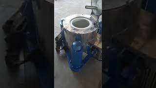 WHIRLER™18 Inch Diameter Basket Manual Top Discharge 3 Leg Suspended Basket Centrifuge [upl. by Acirrehs]