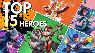 Top 15 Best Heroes To Solo Rank Up Season 30  Mobile Legends [upl. by Aruasi264]