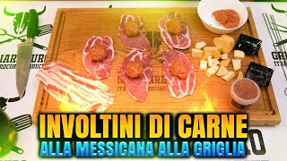 Ricetta Involtini di carne alla messicana alla Griglia  Grigliare Duro [upl. by Harrod513]