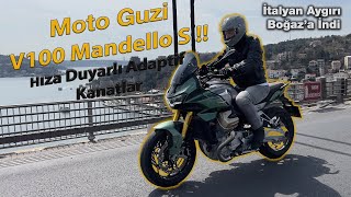 Moto Guzzi V100 Mandello S İnceleme  Hıza Duyarlı Adaptif Kanatlar [upl. by Cavil]