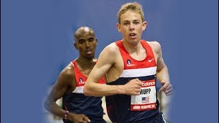 Mo Farah vs Galen Rupp at New Balance Mile 2012 [upl. by Pronty]