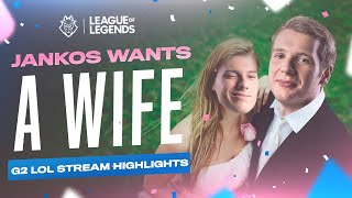 Jankos Wants A Wife  G2 LoL Stream Highlights 2 [upl. by Kobylak373]