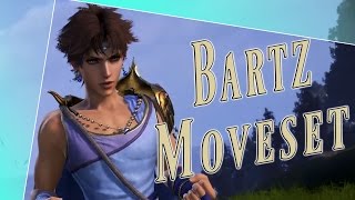 Bartz Klauser Moveset  Detail  Dissidia Final Fantasy NT DFFACDFFNT [upl. by Frymire571]