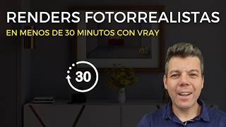 Cómo crear renders fotorrealistas en menos de 30 minutos con Vray 6 [upl. by Asiluy]