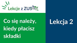 Lekcja 2 Lekcje z ZUS [upl. by Bazluke]