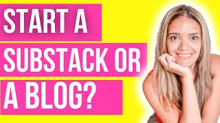 START A SUBSTACK OR A BLOG  PROS AND CONS OF EACH [upl. by Ragen920]