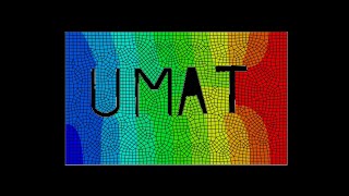 User Material UMAT Subroutine in ABAQUS CAE with example of linear elastic model implementation [upl. by Ilario919]