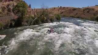 RUNNING WHITEHORSE RAPIDS  View From Above [upl. by Yrral]