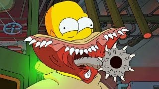 Treehouse of Horror XXIV  Guillermo del Toro Intro  All References [upl. by Rumilly]