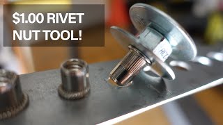 DIY Tool Easy How to make a rivet nut nutsert tool [upl. by Oakes]