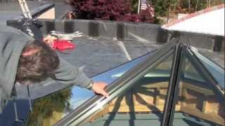 Octagonal Pyramid Skylight Installation [upl. by Bremer]