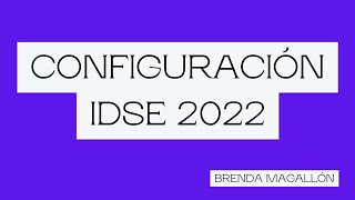 Configuración IDSE IMSS desde su empresa 2022 [upl. by Atteuqnas207]