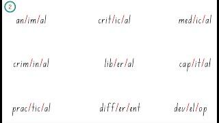 Banter Resource High Frequency Polysyllabic Word Decoding  3 Syllable Words [upl. by Oicanata957]