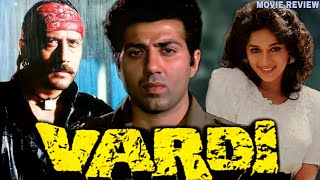 Vardi 1989 Hindi Action Movie Review  Sunny Deol  Madhuri Dixit  Jackie Shroff  Kader Khan [upl. by Yslehc506]