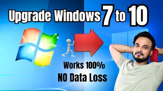 Upgrade From Windows 7 to Windows 10 for FREE in 2024 NO Data Loss Works 100 [upl. by Ojyma396]