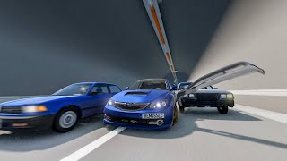 2007 Subaru WRX STI Hatchback 300HPNoss  BEST SOUND IN TUNNEL  BeamNGDrive Mods [upl. by Nylleoj]