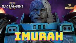 WARHAMMER 40K SPACE MARINE 2 IMURAH Boss fight  No Commentary [upl. by Hamilton]