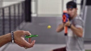 Fidget Spinner Trick Shots  Dude Perfect [upl. by Eloisa]