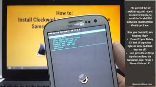 Install ClockworkMod Recovery using another custom recovery [upl. by Kosey533]