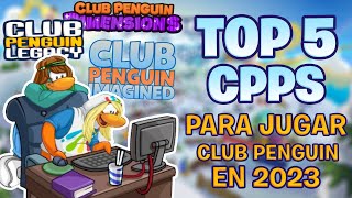 TOP 5 CPPS MÁS POPULARES para JUGAR CLUB PENGUIN en 2024 Cómo Jugarlos y Registrarse 🕹️🐧 [upl. by Darcy]