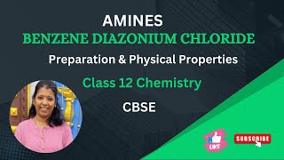 Benzene diazonium chloride  Amines  CBSE  NEET  State Board  Class 12 [upl. by Nabois891]