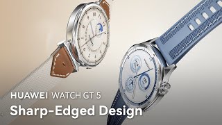 HUAWEI WATCH GT 5 Thiết Kế Góc Cạnh [upl. by Irakuy861]