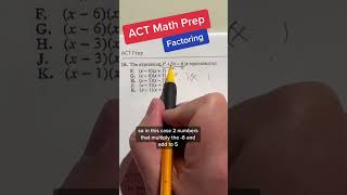 ACT Math practice question of the day 33 [upl. by Jean-Claude]