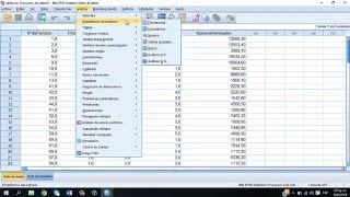 ESTADISTICA DESCRIPTIVA MEDIA MEDIANA MODA EN SPSS [upl. by Taite]