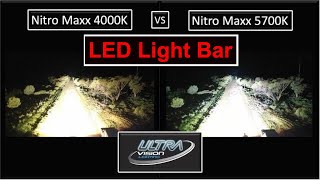 LED Light Bar Review   4000k Vs 5700K [upl. by Acinoda]