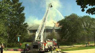 Fire At IUs HPER Building [upl. by Burbank]