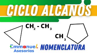 Nomenclatura Orgánica de CICLOALCANOS explicación paso a paso [upl. by Iluj795]