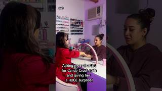 Asking for Candy Crush nails plus a BIG surprise [upl. by Castra788]