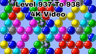 Bubble Shooter Game Video  Full Level 937 To 938 [upl. by Bennett234]