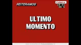 ÚLTIMO MOMENTO FUE PRIMICIA DE CRÓNICA TV [upl. by Sweet]