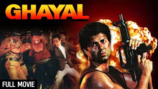 Sunny Deols Ghayal Full Movie 4K सनी देओल Meenakshi Seshadri  90s Action Movie [upl. by Attenrev]