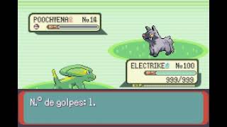 POKEMON EMERALD  ELECTRIKE  ATAQUE FURIA  FURY ATTACK [upl. by Otsugua]