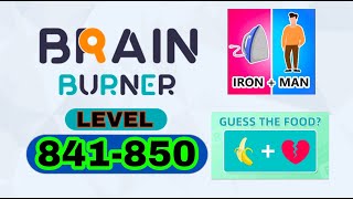 Brain Burner Word Brain Riddle level 841 842 843 844 845 846 847 848 849 850 [upl. by Thorn]