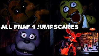 Every FNaF 1 Jumpscare [upl. by Pratt673]