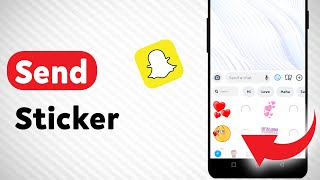 How to Send A Sticker on Snapchat Updated [upl. by Peterec]