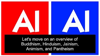 Buddhism Hinduism Jainism Animism and Pantheism  AI Talks  Episode 69  Four AIs chatting [upl. by Piefer]