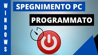 Spegnere il computer automaticamente ad unora programmata [upl. by Delgado604]