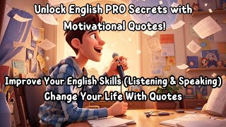 Unlock English Fluency Inspirational Quotes amp Powerful Listening Practice [upl. by Ayidah]