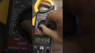 How to use clamp meter  explain in this video [upl. by Retsbew]