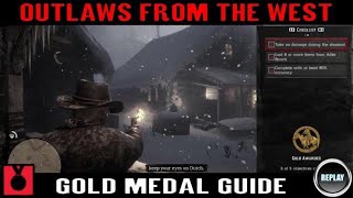 Red dead Redemption 2 Outlaws from the West Gold Medal  Gold Rush Trophy  Achievement REPLAY [upl. by Lejeune]