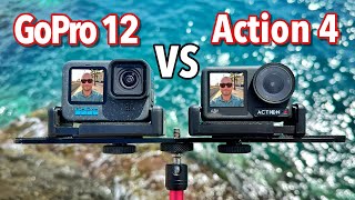 GoPro HERO 12 VS DJI Osmo Action 4 Camera Comparison  Which One is Better [upl. by Leahcam742]