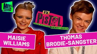 Thomas BrodieSangster amp Maisie Williams Share Embarrassing Auditions amp Talk Their Favourite Actors [upl. by Sadowski297]